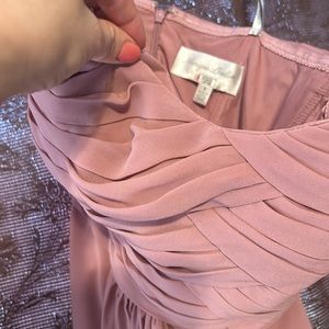 Monique l’huillier bridesmaid dress in dusty rose. Strapless, nwot, floor length